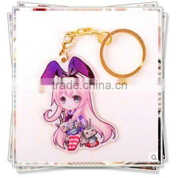 Soft Pvc Rubber Keychain for Sale