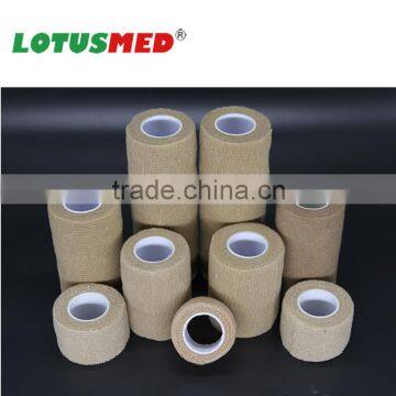 Non woven elastic self cohesive bandage/self adhesive bandage,OEM