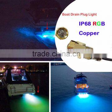 High quality RGB 9W IP68 waterproof led drain light boat/ship/pool/yacht/marine led light                        
                                                                                Supplier's Choice