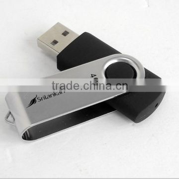 Aluminium USB Flash Disk Swivel USB