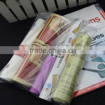 Self Adhesive Sealed Plastic Bag , Resealable Plastic Clear Bags