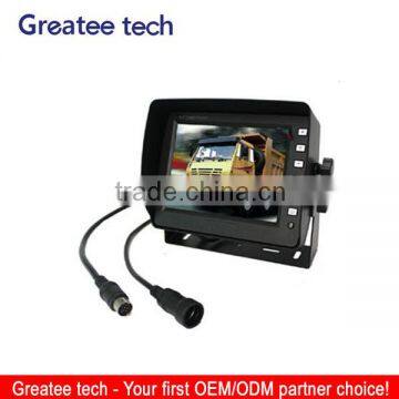 factory best 5.6 inches digital Rear view car monitor 4-CH inputs without quad function