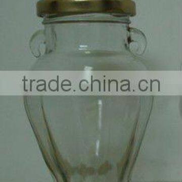 300ml Glass Jar with Glass Lid