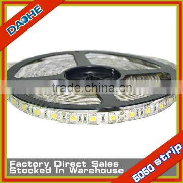 SV Led Stripe SMD 5050 60LED/M White Waterproof IP65 6000-6500K Flexible Light CE RoHs Lowest Price