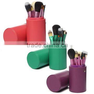 High Quality Newest Pro 13 PCS Powder Blush Makeup Brush Cosmetic Brushes Set Kit + Cup Holder Case