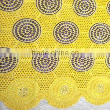 2016 High Quality Navy Blue Lace Fabric for Africa/african Embroidery Lace Fabric photo-4