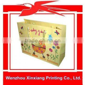 Customized Baby Clothes Paper Bags