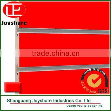 High quality red slatwall for supermarket