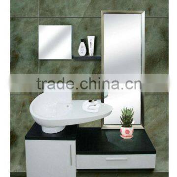 Vanity Top With Square Ceramic Sink Modern WashstandQH8585