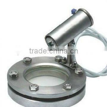 sanitary stainless steel flange type sight glass with light hight quality