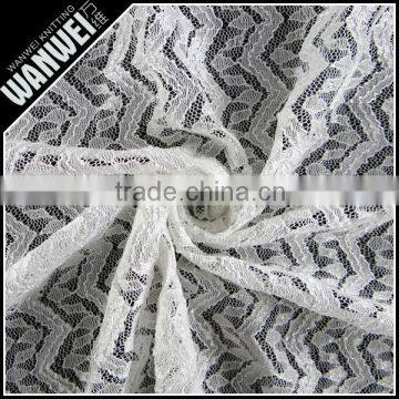 White Fringe With Bright Yarn New Style Hot Selling Can Make Any Color for Bridal Dressing Nylon Cotton Lace Fabric Wholesale photo-4