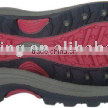 New hot sale black red grey women/men TPR sole