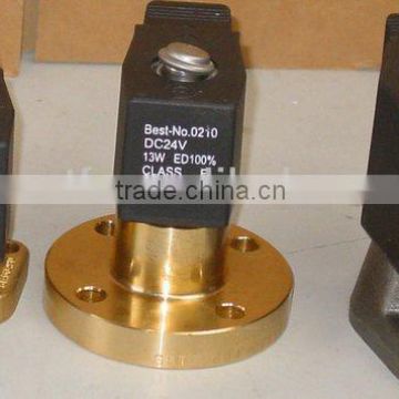 Discharge solenoid valves