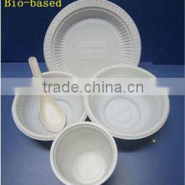 corn starch biodegradable disposable dinnerware set