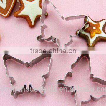 2015 Popular DIY Creative Design Animal Shaped Stainless Steel Cookie Cutters for Cakes and Bisciuts