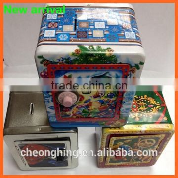 Money Saving tin Box, Money Tin Can