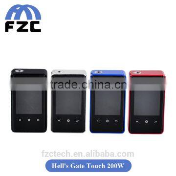 Hot selling touch screen hells gate box 200w mod box 510 thread