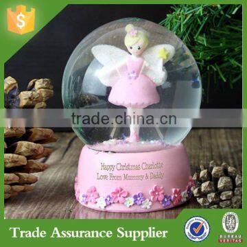 2016 New Custom Gift Polyresin Fairy Snow Globes