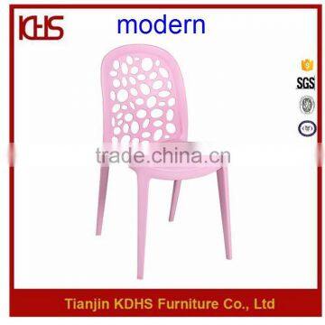 Tianjin City Furniture Pretty Shape Cute Style Full Plastic Stacking Dining Chair photo-5