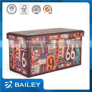 home furnishing decoration modern nightclub furniture ottoman leather