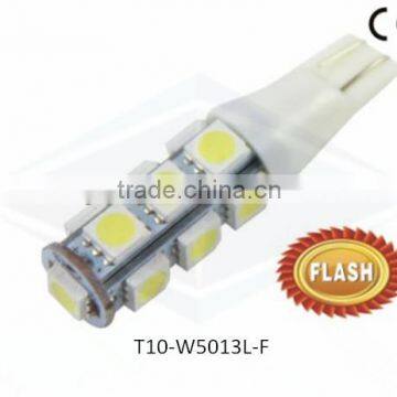 Bonjour LED Auto Light T10 W5W 13SMD 5050 Flash with CE