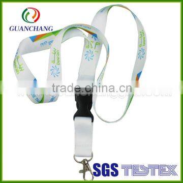 Custom promotional polyester dey sublimation lanyards