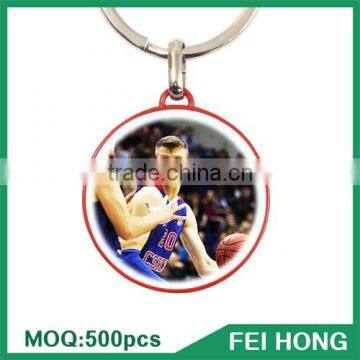 China Supplier Two Sided Printing Basketball Baseball Sports Key Holder photo-5