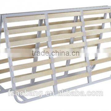 Folding Bed Frame With Wooden Slats F511