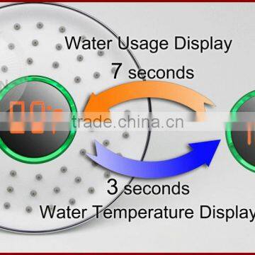 Dusun Smart Home LED Thermometer Shower Head