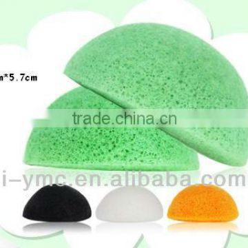 half-circle face cleansing sponge, good quality cleaning sponge