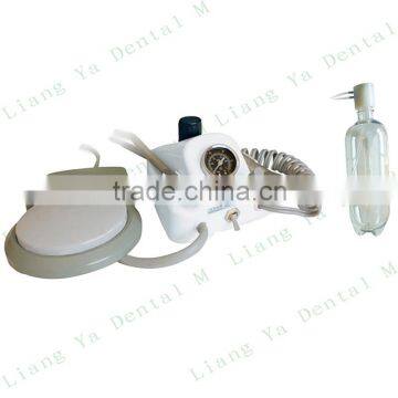 portable dental turbine unit with bottle dental desk type turbine