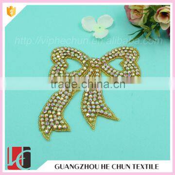 HC-3492 Hechun Hot Fix Good Quality Crystal Bead Indian Applique photo-2