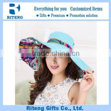 Outdoor Beach Folding Wide Brim Sun Hat