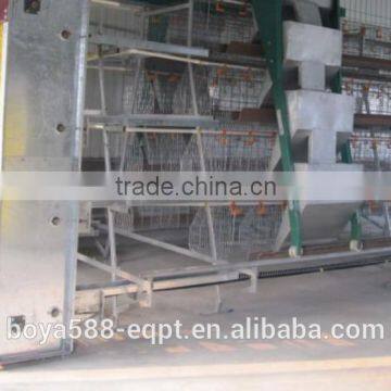 Automatic egg collecting system of cages for laying hen