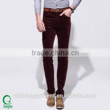 High Quality Mens Corduroy Winter Thick Pants Trousers