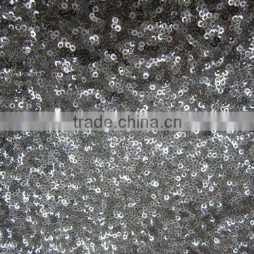 latest allover spangle ring sequin embroidery net fabric for dress