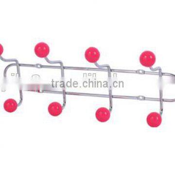Hot Sale Plastic Balls Clothes Hook/Metal Hat Hanger With Screws