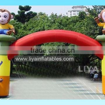 Wide legs advertising inflatable arch for promotion