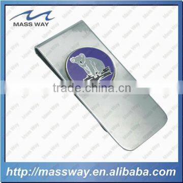 high quality custom animal shape 3D metal money clip holder