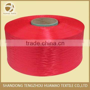 HM pp high tenacity dyed color pp multifilament yarn twisted