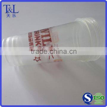 Custom printed factory wholesale cheap transparent plastic cup manufactured by T&L brand