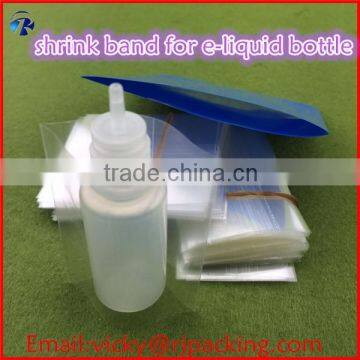 Clear Shrink Band for E-liquid Bottles