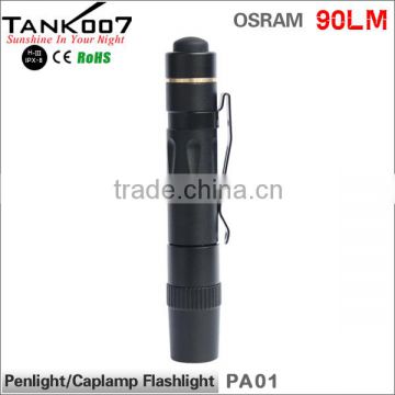 One mode 90 lumen compact medical mini LED flashlight PA01