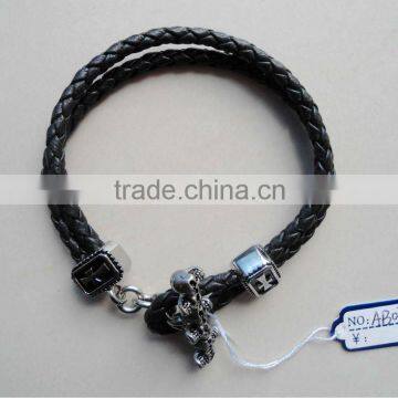 2012 AB033 new handmade genuine leather bracelet