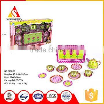 Intact various colors tea set high quality 2015 toys for kids