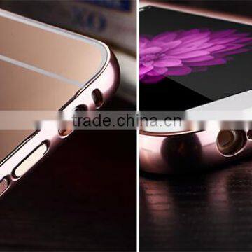Gold Luxury for Iphone 6/5/5s/5cAluminum Metal Case Acrylic Back Aluminum Bumper photo-3