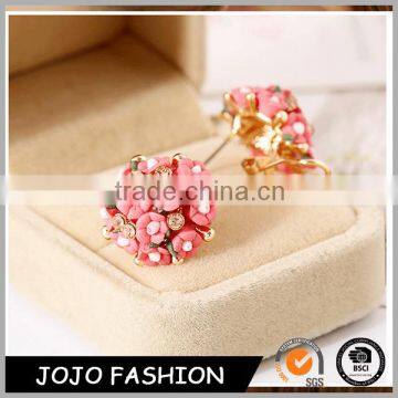 Fashion jewelry cluster flower shaped fashion earring designs new model earrings