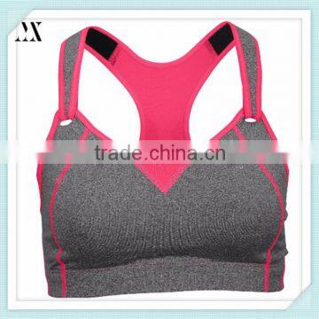 Wholesale OEM Fashion Yoga-inspired Bra With Supportive Straps Sport Bra