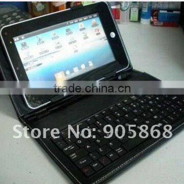 Russian Language 7" usb keyboard case with bracket 2.0 usb for tablet pc