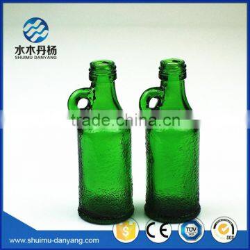 Green Color 50ml Liquor Bottle Glass Wine Bottle photo-3